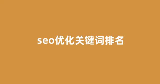 百度seo排名优化软件